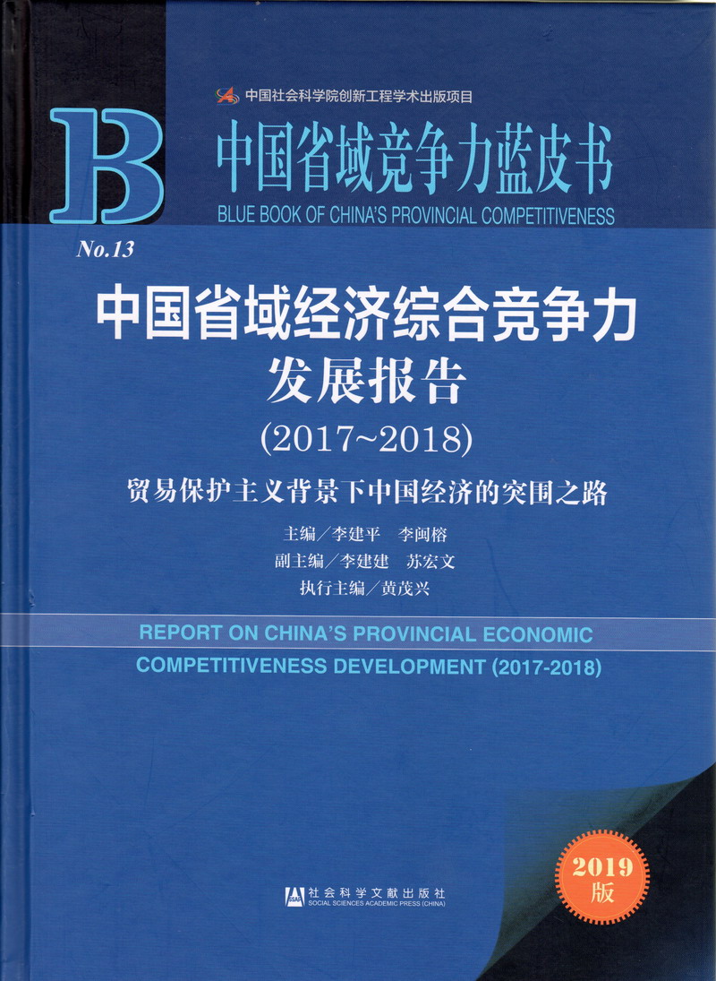 十八岁变态网站中国省域经济综合竞争力发展报告（2017-2018）